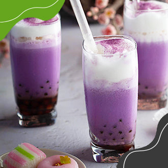 Taro cream flavored powders (2.2 lbs bag) for Bubble Tea Drinks