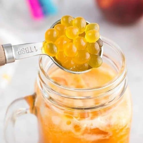 Orange Popping Boba