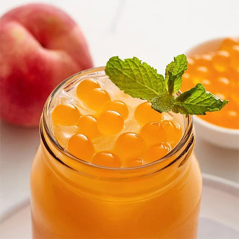 Peach Popping Boba